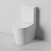 Zumi Toilet Suite Back to Wall Bathroom Two Piece Rimless Mezio MB-015