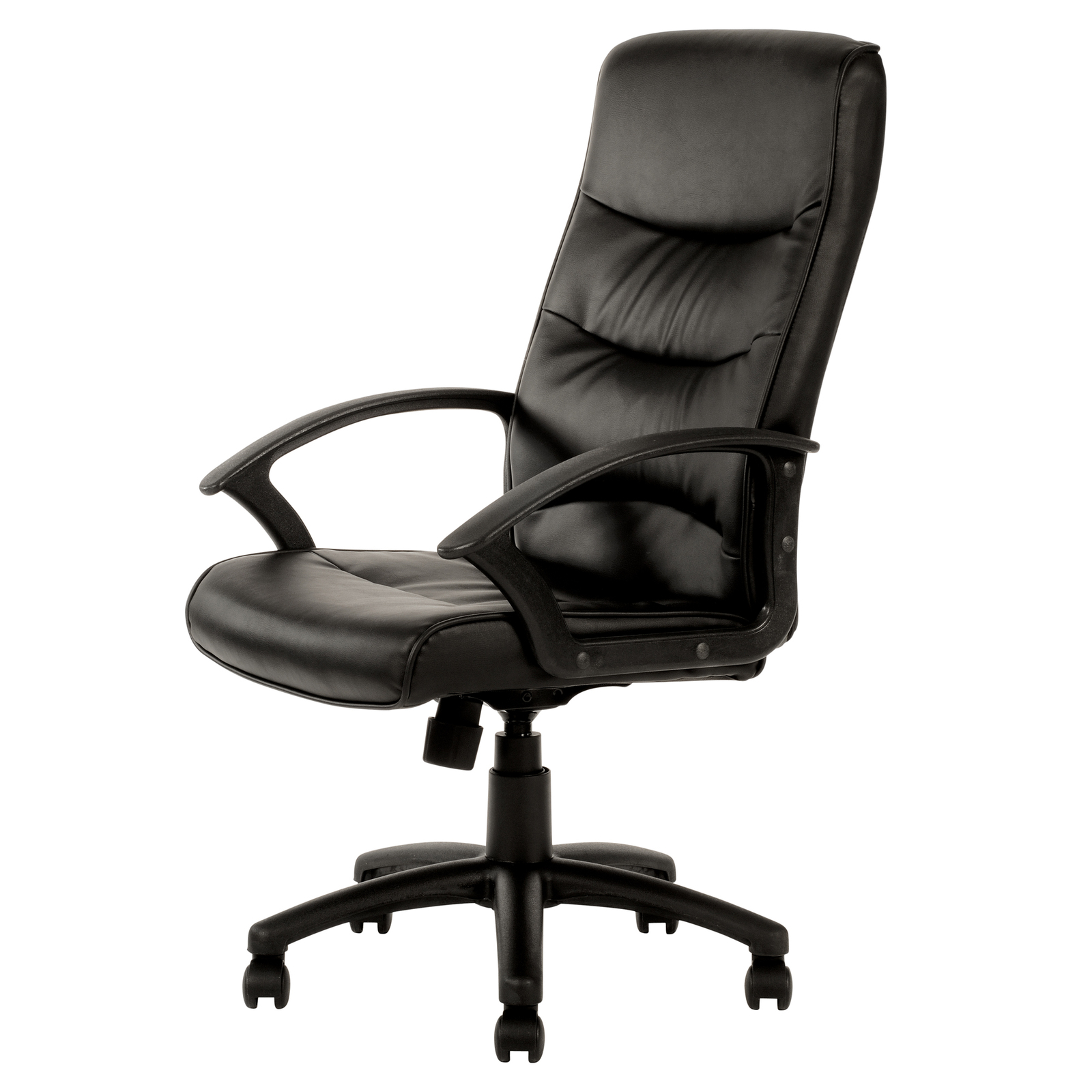 high back operator chair with arms