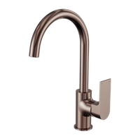 Nero Tapware Bianca Gooseneck Kitchen Sink Mixer Brushed Bronze NR321506BZ