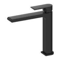 Nero Tapware Bianca Mid Tall Basin Mixer Matte Black NR321501DMB