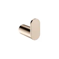 Meir Curvaé Single Robe Hook Champagne MRRH-2S00N-CH