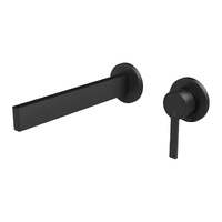 Phoenix Tapware Wall Bath Mixer Bathroom Tap Set Trim Kit Only Matte Black Lexi MKII SwitchMix 123-2822-10-1