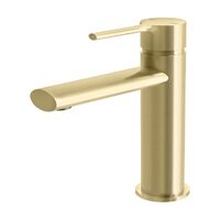 Phoenix Tapware Oval Basin Mixer Brushed Gold Bathroom Tap Vivid Slimline VV770-12-1