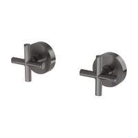 Wall Top Assemblies Bathroom Bath Levers Brushed Carbon Phoenix Tapware Slimline Plus 119-0600-31-1