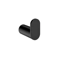 Meir Curvaé Single Robe Hook Matte Black MRRH-2S00N