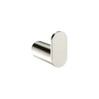 Meir Curvaé Single Robe Hook Brushed Nickel MRRH-2S00N-PVDBN