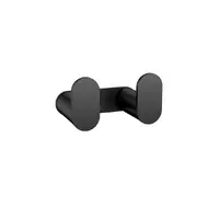 Meir Curvaé Double Robe Hook Matte Black MRRH-2D00N