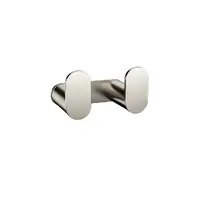 Meir Curvaé Double Robe Hook Brushed Nickel MRRH-2D00N-PVDBN