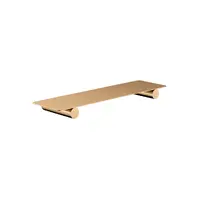 Meir Curvaé Stainless Steel 304 Shower Shelf 400mm Lustre Bronze MRSS-2040N-PVDBZ