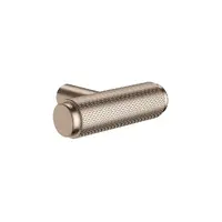 Meir Öppen T-Pull Cabinet Handle Vanity Cabinet Linear Knurled Champagne MRCH-3T00N-CH