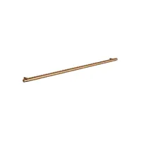 Meir Öppen Round Pull 520mm Vanity Cabinet Handle Knurled Lustre Bronze MRCH-2P52N-PVDBZ