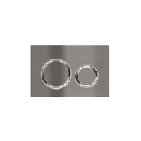 Meir Sigma 21 Dual Flush Plates for Geberit Round Toilet Flush Button Gun Metal 115.884.00.1N-PVDGM