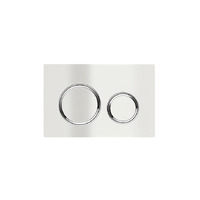 Meir Sigma 21 Dual Flush Plates for Geberit Round Toilet Flush Button Brushed Nickel 115.884.00.1N-PVDBN