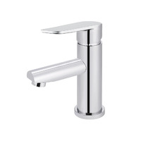 Meir Bathroom Basin Mixer Tap Round Paddle Chrome MB02PD-C