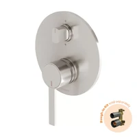 Phoenix Tapware Lexi MKII SwitchMix Shower / Bath Diverter Mixer (Fit-Off Kit Only) Brushed Nickel 123-2940-40