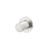 Meir Wall Mixer Round Pinless Shower Bathroom Tap PVD Brushed Nickel MW03PN-PVDBN