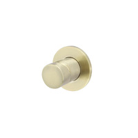 Meir Wall Mixer Round Pinless Shower Bathroom Tap PVD Tiger Bronze MW03PN-PVDBB