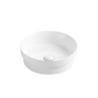 Seima Semi Insert Ceramic Basin Round 360mm Gloss White ARKO 356 192626