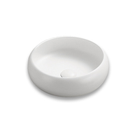 Seima Semi Insert Ceramic Basin Round 360mm Matte White ARKO 361 192753