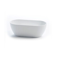 Seima Freestanding 1700 Bath Egg Shell Shape in Sanitary Grade Acrylic High Matte White ARKO 120 192368