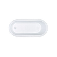 Seima Insert Island Bath 1700mm Classic Design in Gloss White Sanitary Grade Acrylic LIMNI 135 191855