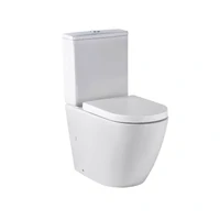 Seima Wall Faced Ceramic Toilet Suite Clean Flush 90-190 Setout Universal Back and Bottom Entry Deluxe 40mm Soft Close Seat ARKO WF 191754