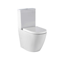 Seima Wall Faced Ceramic Toilet Suite Clean Flush 90-190 Setout Back and Bottom Entry Classic 40mm Soft Close Seat with SS Hinges ARKO WF 191750