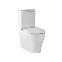 Seima Wall Faced Ceramic Toilet Suite Clean Flush Easy Care Height 90-190 Setout Back and Bottom Entry Slim 20mm Soft Close Seat LIMNI WF 191776