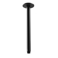 Phoenix Tapware Ceiling Arm Only 300mm Round Matte Black Vivid V544 MB