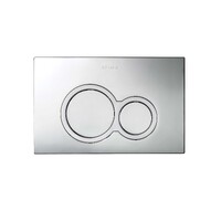 Seima Series 100 Round Toilet Flush Buttons ABS Plastic In-Wall Flush Plates Chrome FLUSH PLATE 100 191791