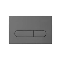 Seima Series 500 Dual Toilet Flush Buttons Gun Metal FLUSH PLATE 500 192181