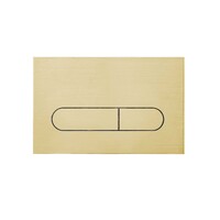 Seima Series 500 Dual Toilet Flush Buttons Brushed Gold FLUSH PLATE 500 192064