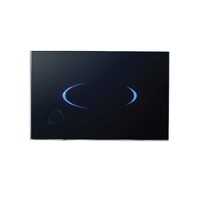 Seima Series 600 Toilet Flush Plate Touch Free Sensor Flush 238mm x 154mm Suits Seima InWall Cisterns Black Glass FLUSH PLATE 600 191805