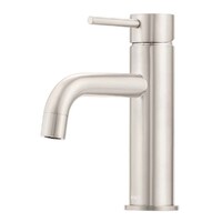 Brasshards Mixx Anise Basin Mixer Curved Spout Brushed Nickel 11SL750BL