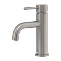 Brasshards Mixx Anise Basin Mixer Curved Spout Gun Metal 11SL750GL