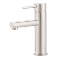 Brasshards Mixx Anise Basin Mixer Straight Spout Brushed Nickel 11SL759BL