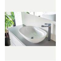 Seima Above Counter Basin Ceramic Oval Bathroom Vanity Super Ellipse Gloss White Arko 018