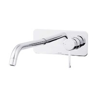 Brasshards Mixx Anise Wall Plate Mixer With 210mm Spout Chrome 11SL758C1