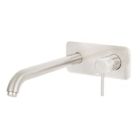 Brasshards Mixx Anise Wall Tub Mixer Brushed Nickel 11SL756B