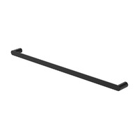 Fienza Empire Slim Single Towel Rail 800mm Matte Black 88901800B