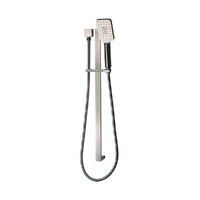 Brasshards Mixx Chai Rail Shower Brushed Nickel 11SHS02BL