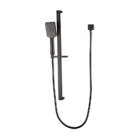 Brasshards Mixx Chai Rail Shower Gun Metal 11SHS02GL