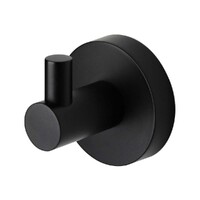 Brasshards Mixx Chia Robe Hook Matte Black 13RRH01M