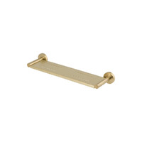 Brasshards Mixx Chia Shower Shelf Brushed Gold 13RSS01A