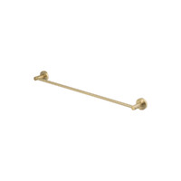 Brasshards Mixx Chia Single Towel Rail 600mm Brushed Gold 13RSR601A