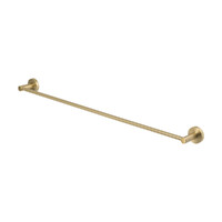 Brasshards Mixx Chia Single Towel Rail 750mm Brushed Gold 13RSR01A