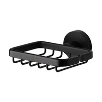 Brasshards Mixx Chia Soap Basket Matte Black 13RSB01M