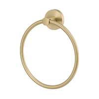 Brasshards Mixx Chia Towel Ring Brushed Gold 13RTR01A