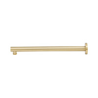 Brasshards Mixx Matcha Straight Shower Arm 380mm Brushed Gold 11RSA01A