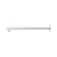 Brasshards Mixx Matcha Straight Shower Arm 380mm Brushed Nickel 11RSA01B